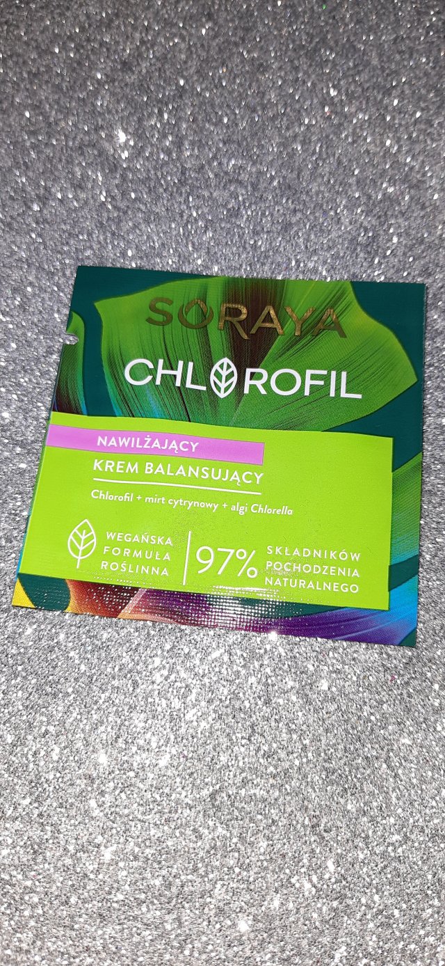 Soraya Chlorofil, Krem do twarzy, Nawilżający, Balansujący, Chlorofil + mirt cytrynowy + algi Chlorella