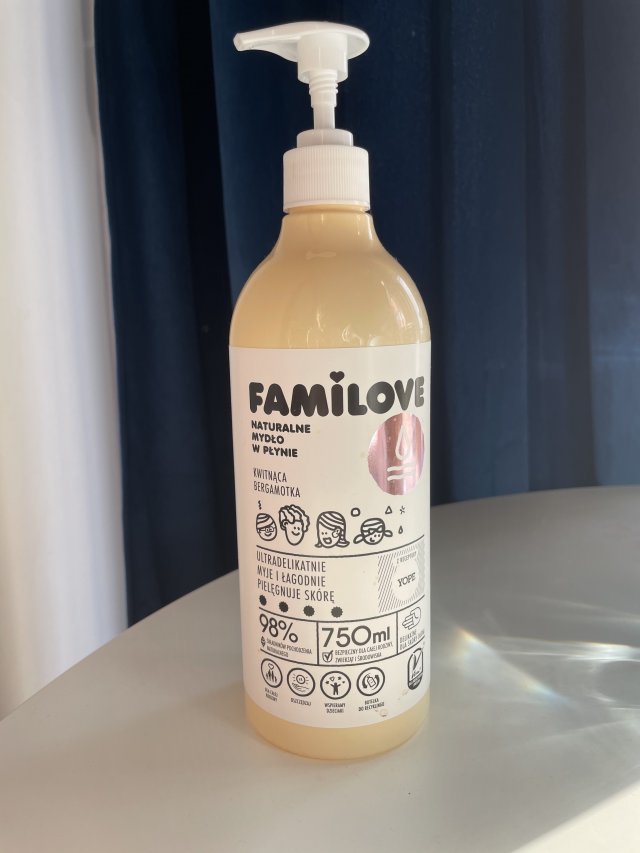 Familove mydło w płynie kwitnąca bergamotka 