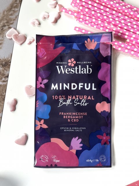 Westlab Sól do kąpieli, Mindful Bath Salts, Olejek Kadzidłowy & Bergamotka, Odprężająca