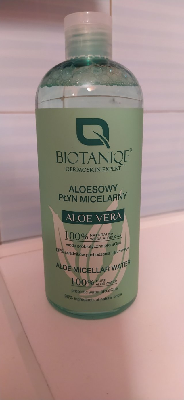Biotaniqe Aloe Vera, Płyn micelarny, Aloesowy 