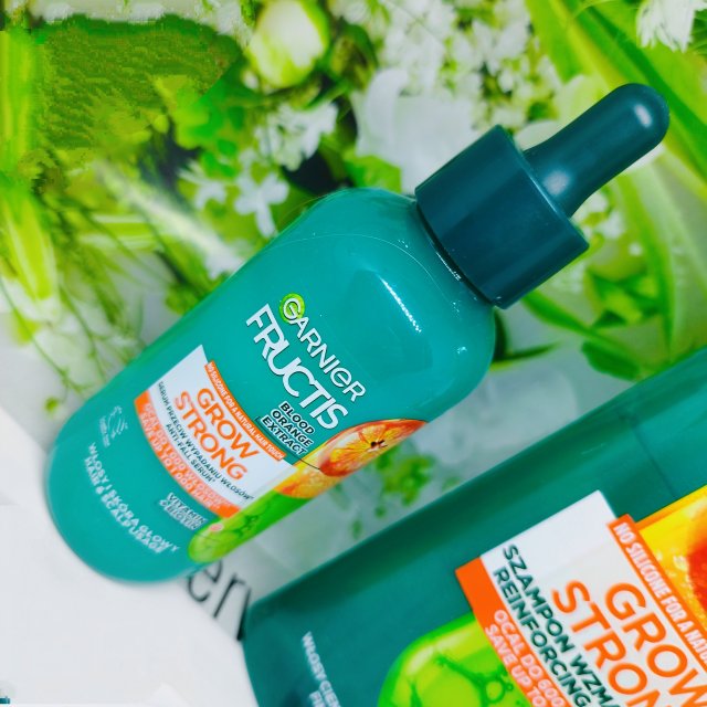 Garnier Fructis, Grow Strong, serum do włosów, Wzmacniające, Przeciw wypadaniu dla włosów osłabionych