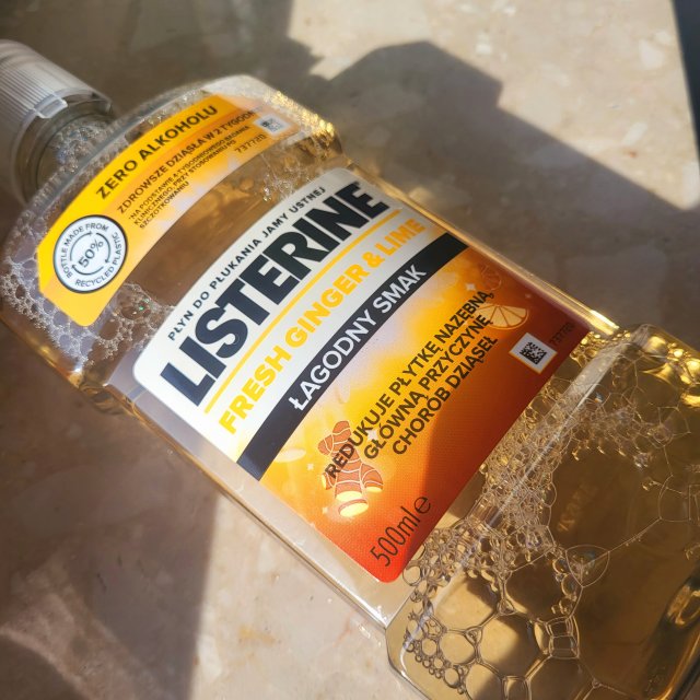 Listerine Płyn do płukania jamy ustnej, Fresh ginger & lime
