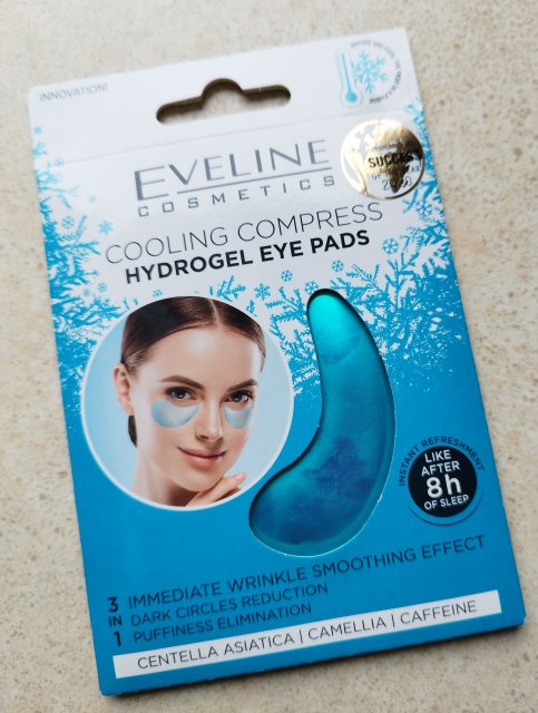 Eveline Cooling Compress, Płatki pod oczy, Hydrożelowe, 3w1
