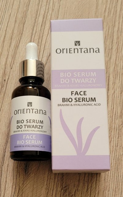 Orientana Serum do twarzy, Bio, Brahmi & kwas hialuronowy