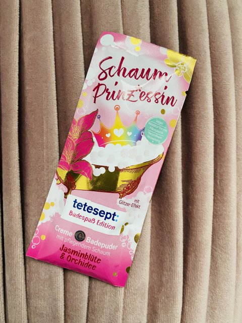 Tetesept Puder do kąpieli, Schaum Prinzessin, Kremowy, Jaśmin i Orchidea 