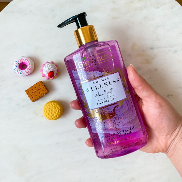 Bielenda Cosmo Wellness, Olejek do kąpieli i pod prysznic, Odżywienie, Amethyst & Moon Dust