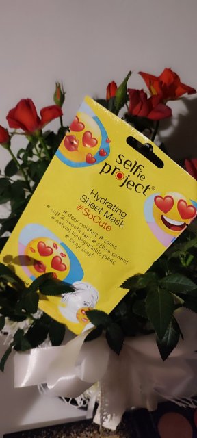 Selfie Project Maska do twarzy w płacie, Na tkaninie, #SoCute