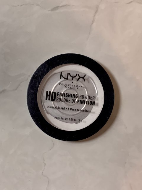 NYX HD Finishing Powder, Mineral Based, Puder to twarzy, Transparentny