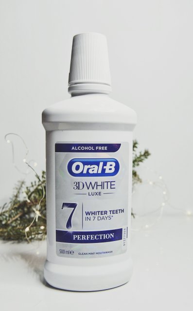 Oral-B Płyn do płukania jamy ustnej, 3D White Luxe, Perfection