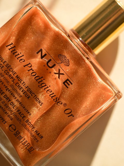 NUXE Multifunkcyjny suchy olejek z drobinkami, Huile Prodigieuse Or