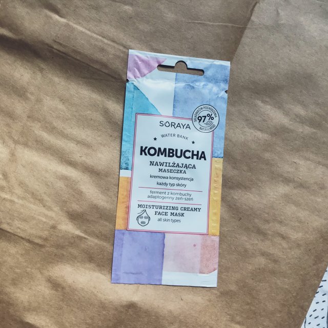Soraya Kombucha, Maseczka do twarzy, Nawilżająca, Kremowa konsystencja, Każdy typ skóry, Water Bank
