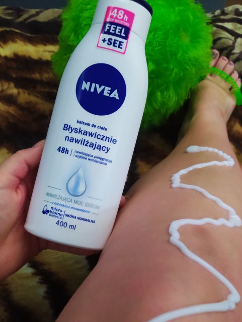 Nivea Balsam do ciała, Błyskawicznie nawilżający, 48h, Skóra normalna