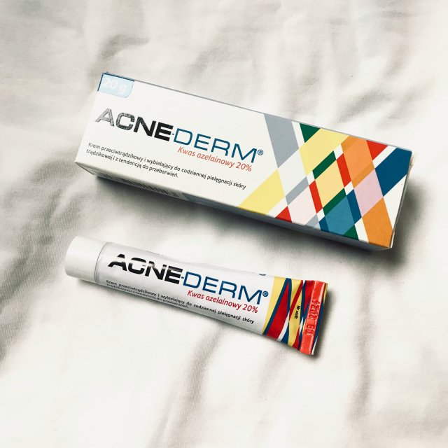 Acnederm Krem do twarzy, Przeciwtrądzikowy, Z kwasem azelainowym 20%