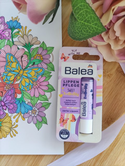 Balea Pomadka ochronna do ust, Sweet Butterfly