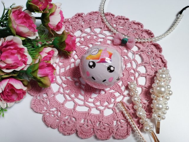 Marba Cosmetics Manufaktura Piękna, Kula do kąpieli, Jednorożec