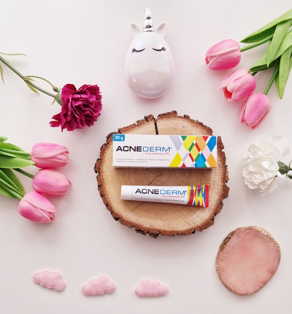 Acnederm Krem do twarzy, Przeciwtrądzikowy, Z kwasem azelainowym 20%
