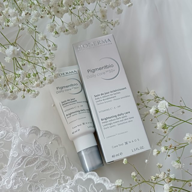 Bioderma Pigmentbio, Krem do twarzy, Na dzień, Daily Care SPF 50+, Rozjaśniający, Redukujący przebarwienia 