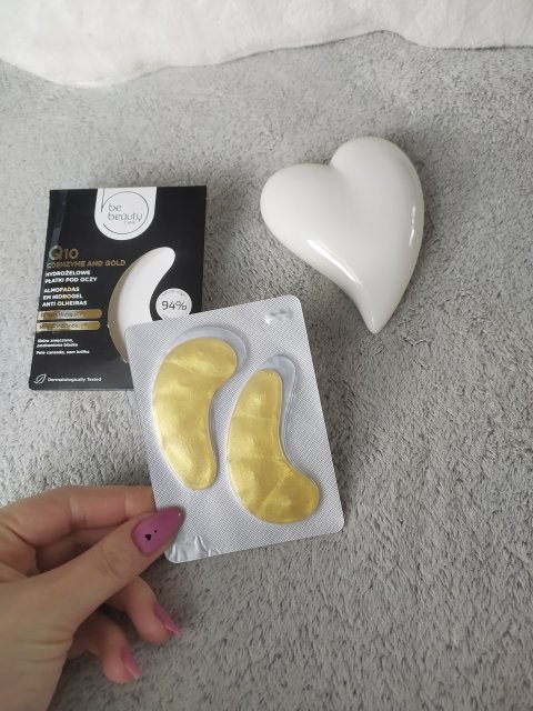 BeBeauty Care, Płatki pod oczy, Hydrożelowe, Q10 Coenzyme and Gold, Rewitalizujące 