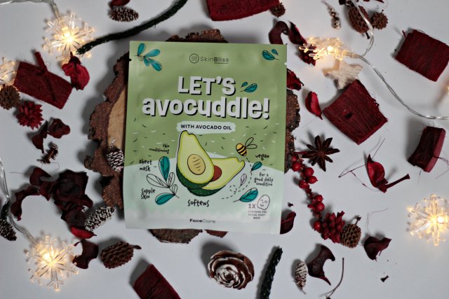 SkinBliss Maska do twarzy w płacie, Let's Avocuddle!, Avocado Oil