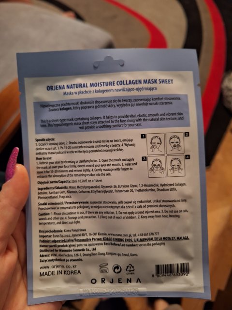 Maseczka Orjena Collagen