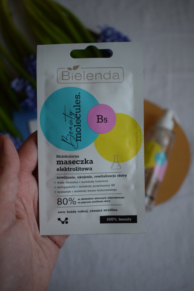 Bielenda Beauty molecules, Maseczka do twarzy, Molekularna, Elektrolitowa, Każdy rodzaj cery 