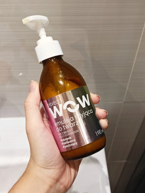 Sylveco WOW, Emulsja myjąca do twarzy, Sok z brzozy, olej z czarnuszki 