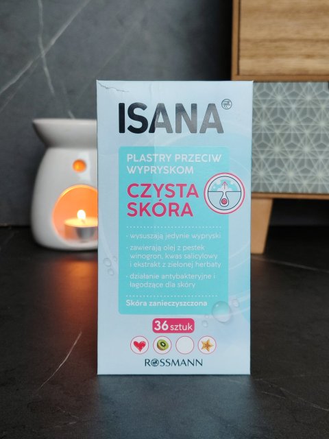 Isana Plasterki punktowe, Czysta Skóra, Skóra zanieczyszczona