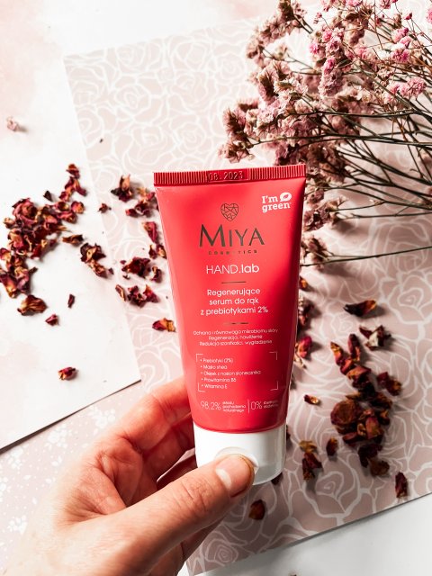 Miya Cosmetics HAND.lab, Serum do pielęgnacji dłoni, Regenerujące, Z prebiotykami 2%