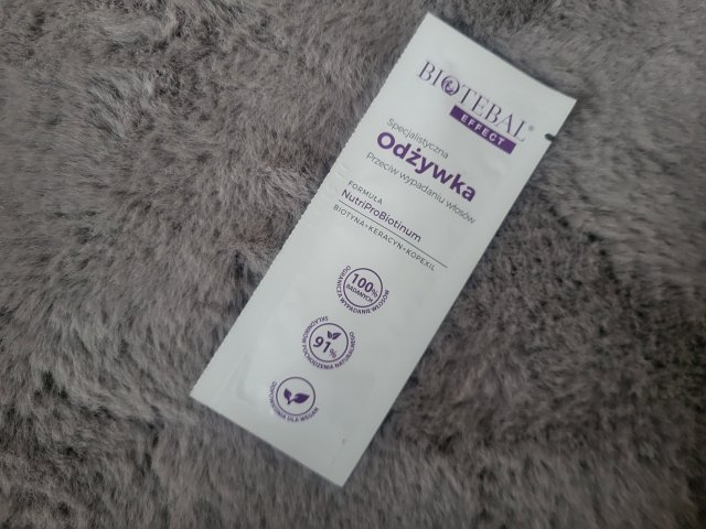 Biotebal Odżywka do włosów, Effect, Specjalistyczna, Przeciw wypadaniu włosów, Formuła NutriProBiotinum