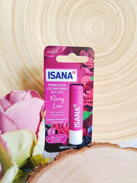 Isana Pomadka ochronna do ust, Berry Love