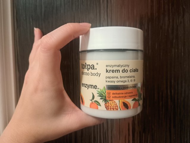 Tołpa Dermo Body, Enzyme, Krem do ciała, Enzymatyczny, Odnowa + odbudowa