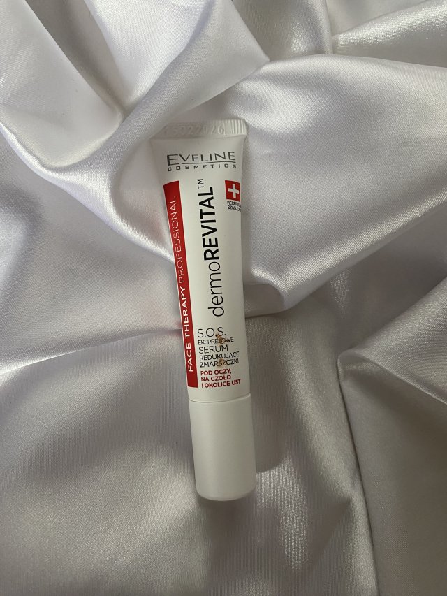 Eveline Face Therapy Professional, DermoRevital, Serum pod oczy, na czoło i okolice ust, S.O.S., Ekspresowe, Redukujące zmarszczki 