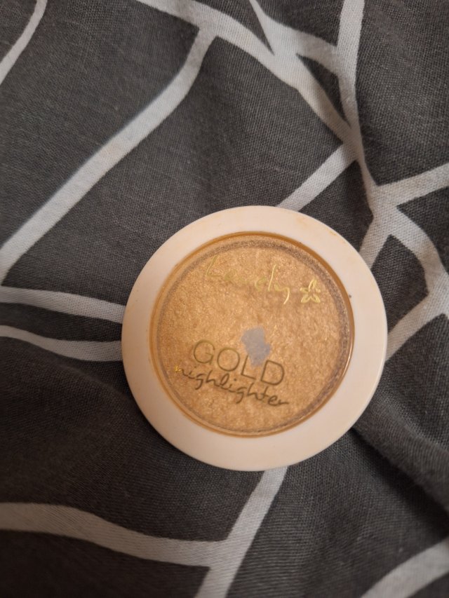 Lovely Gold Highlighter, Rozświetlacz do twarzy, Złoty