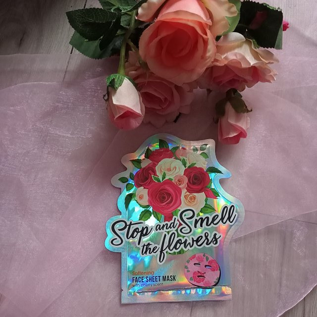 Maxbrands Marketing B.V. Face Sheet Mask, Maseczka do twarzy w płacie, Stop and Smell the Flowers