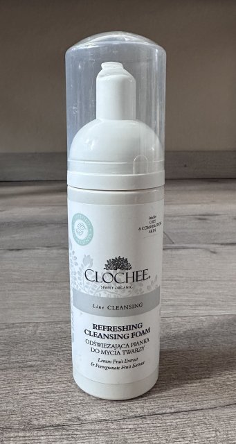 Clochee Pianka do mycia twarzy, Odświeżająca, Skóra tłusta i mieszana