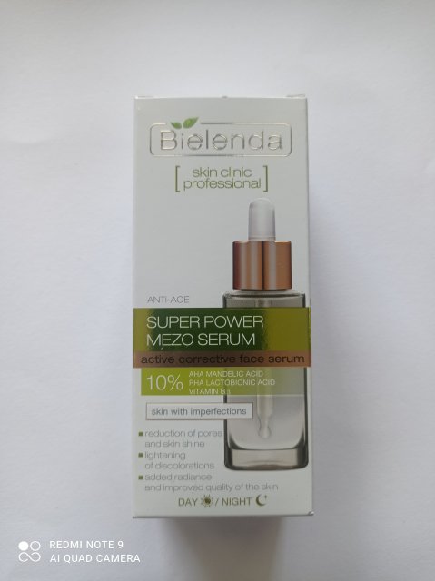 Bielenda Skin clinic professional, Super Power Mezo Serum, Serum do twarzy, Korygujące