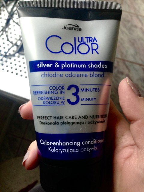 Joanna Ultra Color, Odżywka do włosów, Koloryzująca, Chłodne odcienie blond