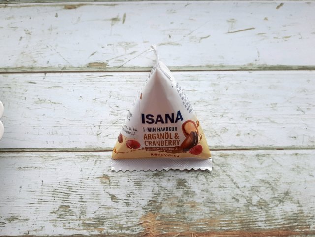 Isana Maska do włosów, Jednominutowa, Olej arganowy i żurawina