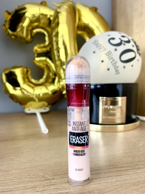 Maybelline Instant Anti Age Eraser Concealer, Korektor w płynie, nr 00 Ivory