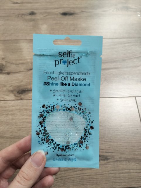 Selfie Project Maska do twarzy, Peel-off, Nawilżająca, #Shine like a Diamond
