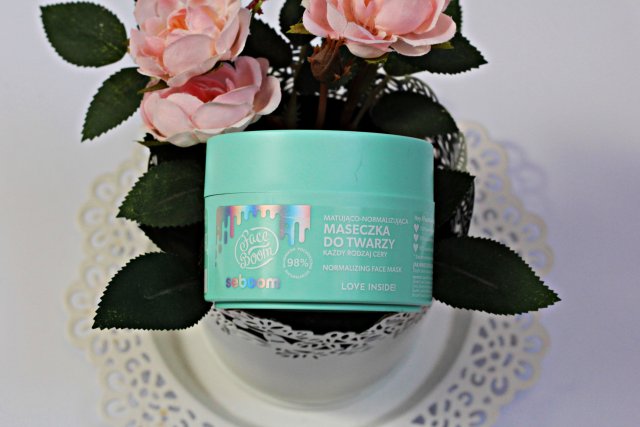 FaceBoom Maseczka do twarzy, Seboom, Matująco-normalizująca, Misterna zbawicielka