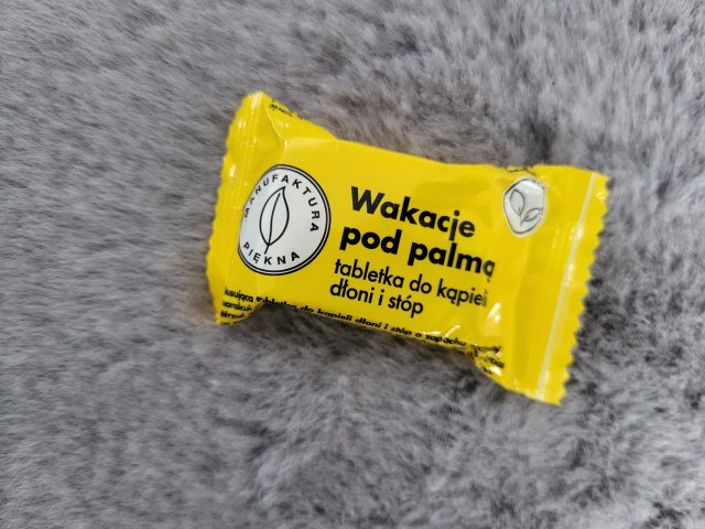 Marba Cosmetics Manufaktura Piękna, Tabletka do kąpieli dłoni i stóp, Wakacje pod palmą