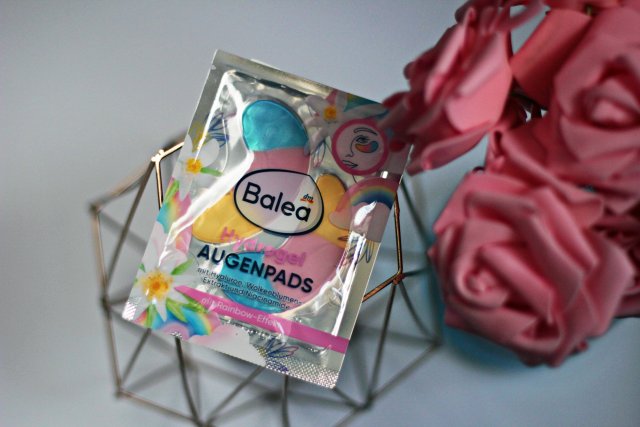 Balea Płatki pod oczy, Hydrożelowe, Rainbow Effect, Hyaluron, Wolkenblumen, Niacinamide