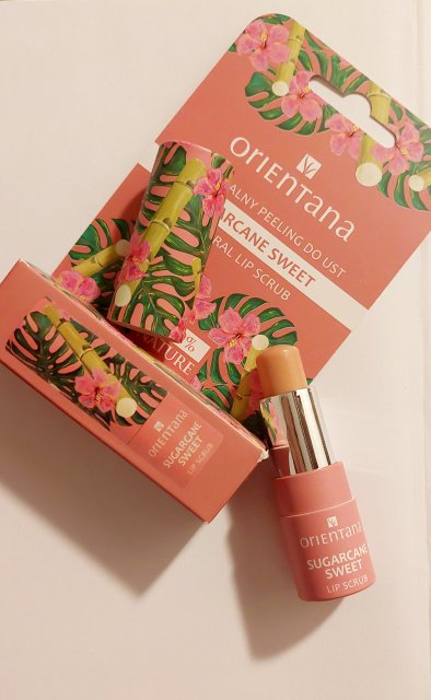 Orientana Peeling do ust, Naturalny, Sugarcane Sweet
