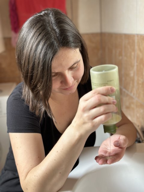 Żel do kąpieli kawowy 