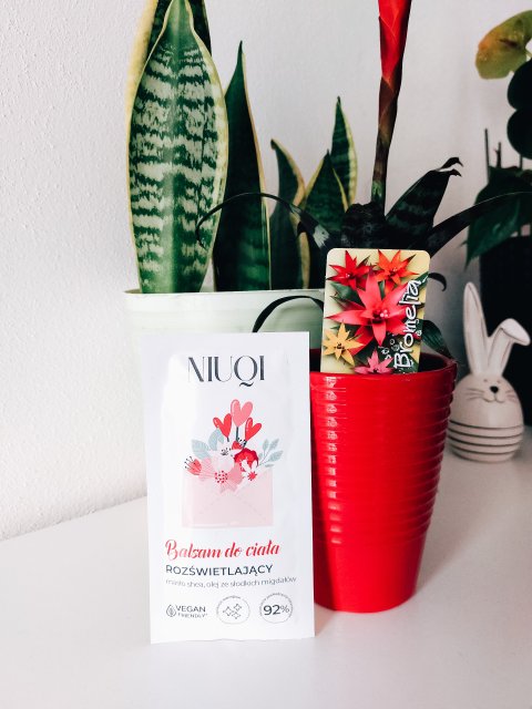 NIUQI Balsam do ciała, Rozświetlający, Masło shea, olej ze słodkich migdałów