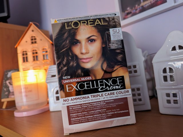 L'Oréal Excellence Creme, Farba do włosów, nr 5U Uniwersalny Jasny Brąz