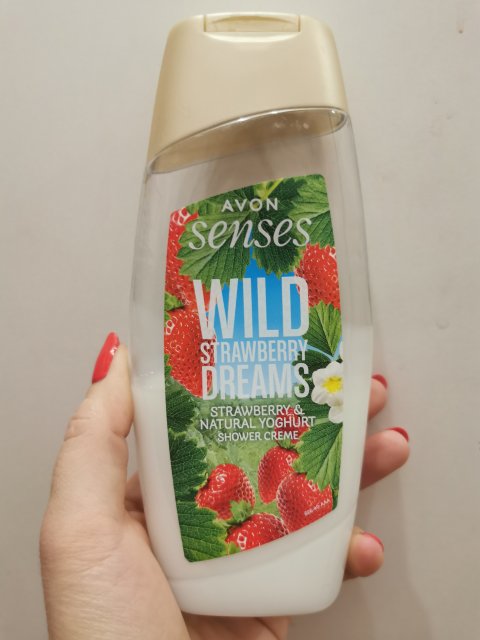 Avon Senses, Żel pod prysznic, Wild Strawberry Dreams