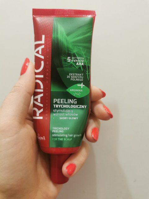 Radical Peeling trychologiczny do skóry głowy, Stymulujący wzrost włosów