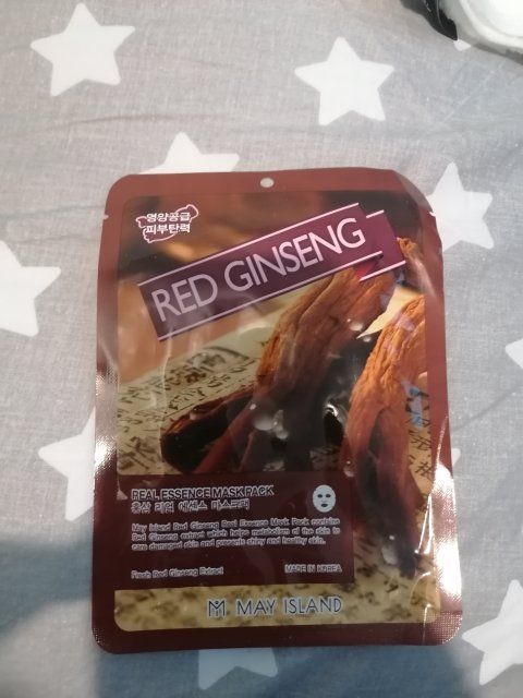 May Island Maseczka do twarzy w płacie, Red Ginseng